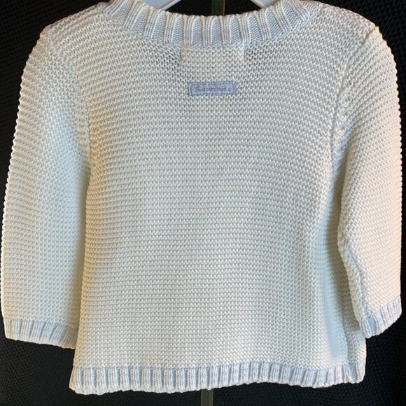 NWT Stacy Claire Boyd cardigan sweater infant girls size 6M (12-17 lbs.) White - Picture 4 of 4